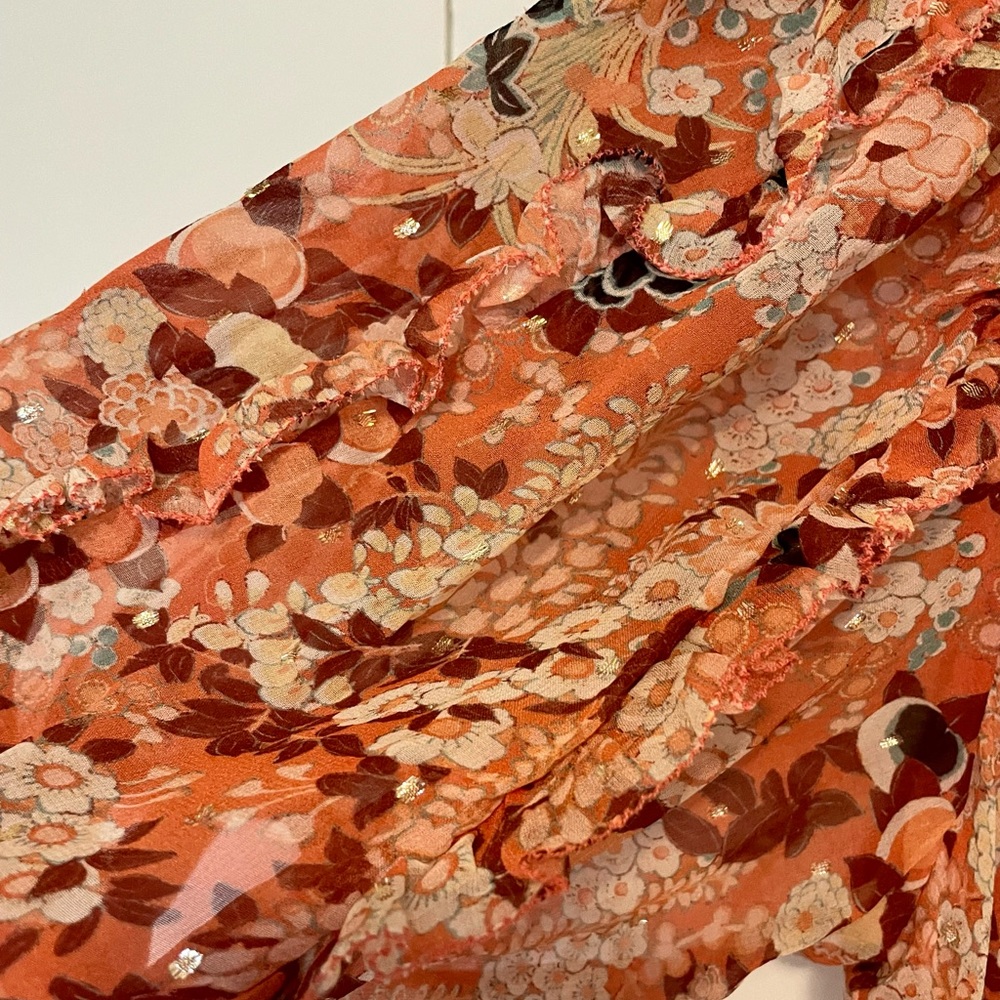 Ulla Johnson silk dress Sz 8 - Picture 8 of 11